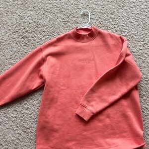 Essentials Vibrant Coral Pullover